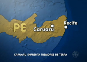 Tremor de terra de magnitude 2,0 é sentido em Caruaru