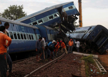 Acidente de trem mata 23 e deixa 40 feridas na Índia