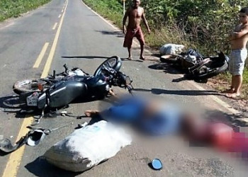 Homem morre em colisão entre motos na PI-211 em Esperantina