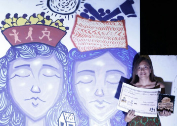Folguedos premia pela primeira vez duas mulheres em concurso de grafite