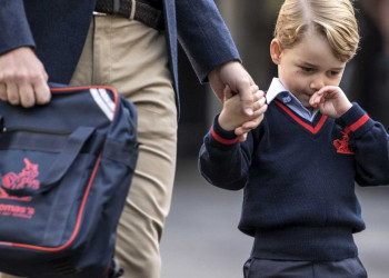 Príncipe George exausto após 3 semanas na escola: 'Não quer ir mais'