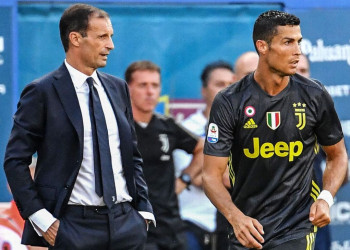 Técnico da Juventus sai em defesa de CR7 contra acusação de estupro