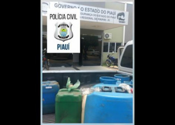 Polícia Civil prende homem e fecha venda ilegal de combustível
