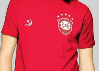 CBF vai à Justiça e proíbe versão comunista da camisa da seleção