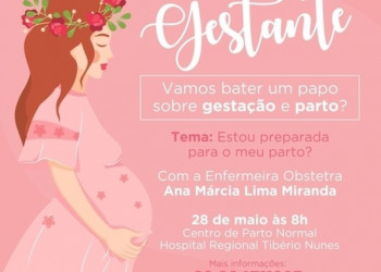 Hospital de Floriano realiza encontros para falar sobre gestação e pós-parto