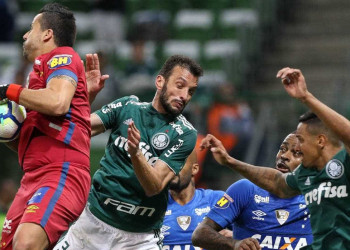 Palmeirenses reclamam de gol anulado no jogo contra o Cruzeiro