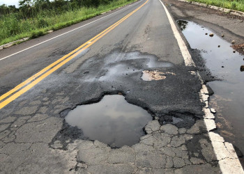 PFR  alerta sobre buracos nas rodovias federais no Piauí; situação revela abandono das BRs