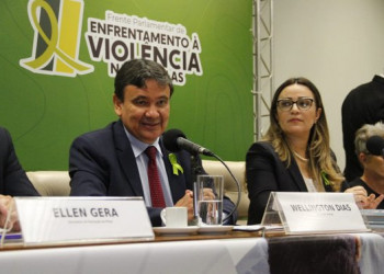 Wellington Dias participa do lançamento de Frente Parlamentar de Enfrentamento à Violência nas Escolas