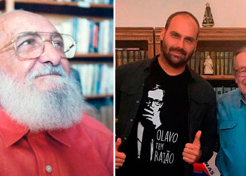 Flavio Dino condecora Paulo Freire enquanto Bolsonaro homenageia filhos e Olavo de Carvalho