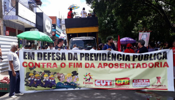 Centrais sindicais no Piauí realizaram o 1º de maio unificado
