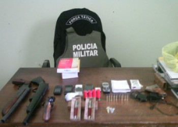 Polícia apreende armas e munições na região de São Raimundo Nonato