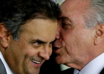 Temer e Aécio Neves se juntam para tentar salvar mandato de Cunha