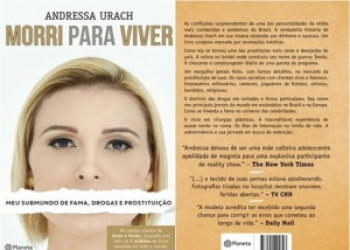Andressa Urach divulga capa de livro em que fala de drogas e prostitui