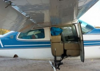 Mais um avião carregado de drogas é apreendido no interior do Ceará