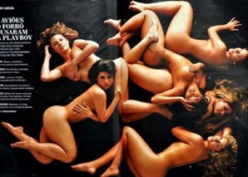 Dançarinas do Aviões do Forró ficam peladas na \'Playboy\'