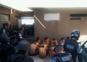 Secretaria de Justiça transfere presos da Central de Flagrantes