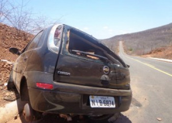 Grave acidente na estrada de Santana do Piauí deixa homem morto