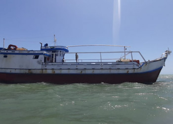 Navio apreendido em área de preservação no Piauí tinha 12 toneladas de óleo diesel a bordo