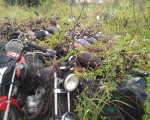 Depósito de motocicletas apreendidas pela polícia do Piauí