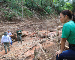 Técnicos da SEMAR visitam área de extravasamento de água em São Gonçalo do Gurgueia