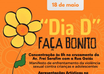 Dia “D”do Enfrentamento ao Abuso a Explosão Sexual no Piauí acontece amanhã (18)