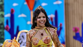 Rainha da quadrilha de colégio da Zona Leste se destaca pela beleza e performance