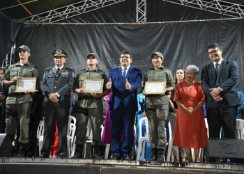 Rafael Fonteles participa de formatura de mais de mil novos policiais militares
