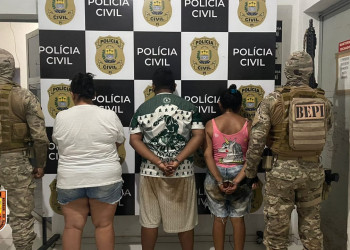 Trio é preso com armas, drogas, dinheiro e munições em Luzilândia
