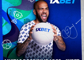 O jogador Daniel Alves, agora com a 1xBet torna-se embaixador da casa de apostas confiável
