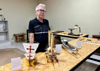 Exposição de barcos de madeira em miniatura é opção para final de semana