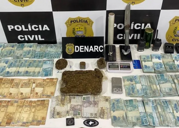 Três mulheres da mesma família são presas com droga e R$ 117 mil em Teresina