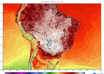 Brasil terá onda de calor com temperaturas de 45ºC; Piauí ultrapassará 40ºC