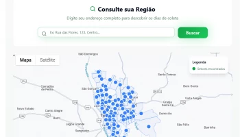 Nova ferramenta online permite consultar dias e horários da coleta de lixo em Teresina