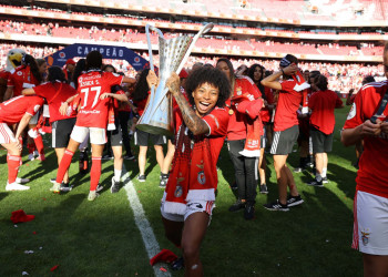 Atacante piauiense, Valéria Cantuário, é campeã portuguesa pelo Benfica