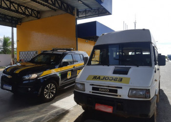 Motorista sem habilitação é flagrado dirigindo transporte escolar no Piauí