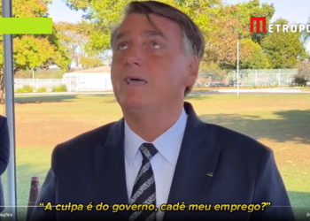 Bolsonaro ironiza jovens desempregados: “A culpa é do governo, cadê meu emprego?”