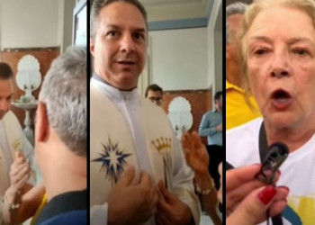 VÍDEOS: Bolsonaristas invadem sacristia e promovem achaque a padre em Aparecida