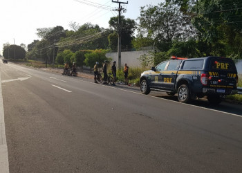 Ciclistas são atropelados na BR 343 em Teresina; mulher fica ferida