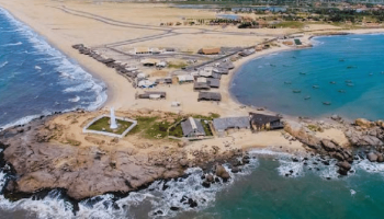 Trabalhadores caem de torre de comunicação de Usina Eólica na praia Pedra do Sal
