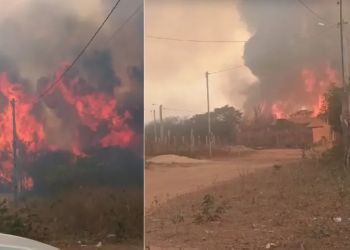 Incêndio ameaça Parque Nacional da Serra das Confusões, no Sul do Piauí
