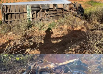 Colisão entre caminhão e moto deixa homem de 35 anos morto em Acauã