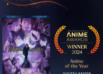 Anime Jujutsu Kaisen ganha a principal categoria do 