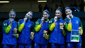 Brasileiras conquistam primeira medalha de prata no Mundial de Ginástica Rítmica