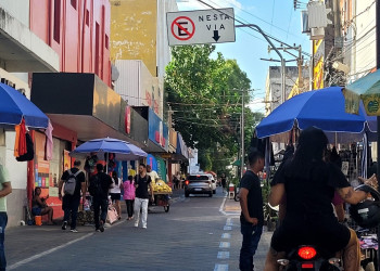 Entidades comerciais lançam manifesto contra ambulantes nas calçadas de Teresina