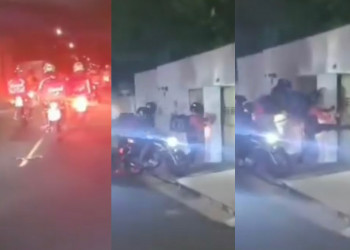 VÍDEOS: Entregadores destroem portão após motoboy ser humilhado em Teresina