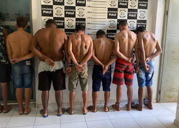 Oito pessoas são presas por roubo e tráfico de drogas no norte do Piauí