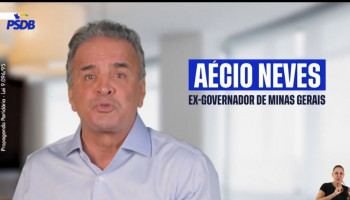 Aécio Neves, um indigente moral, é o garoto propaganda do PSDB na TV para atacar Lula