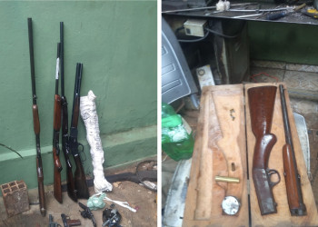 Polícia fecha fábrica clandestina de armas de fogo na zona Sul de Teresina
