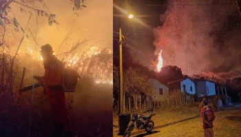 Incêndio de grandes proporções assusta moradores na cidade de Batalha