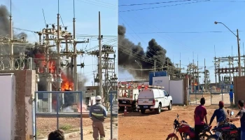 Incêndio em subestação e deixa sete cidades sem energia no Sul do Piauí